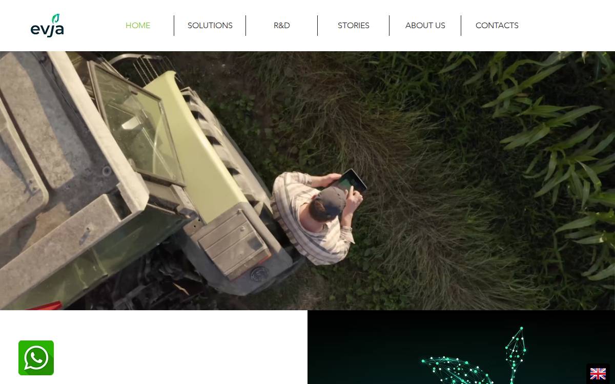 Evja website preview