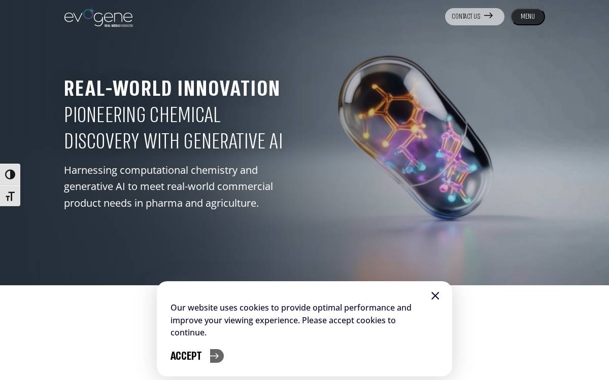 Evogene Ltd. website preview