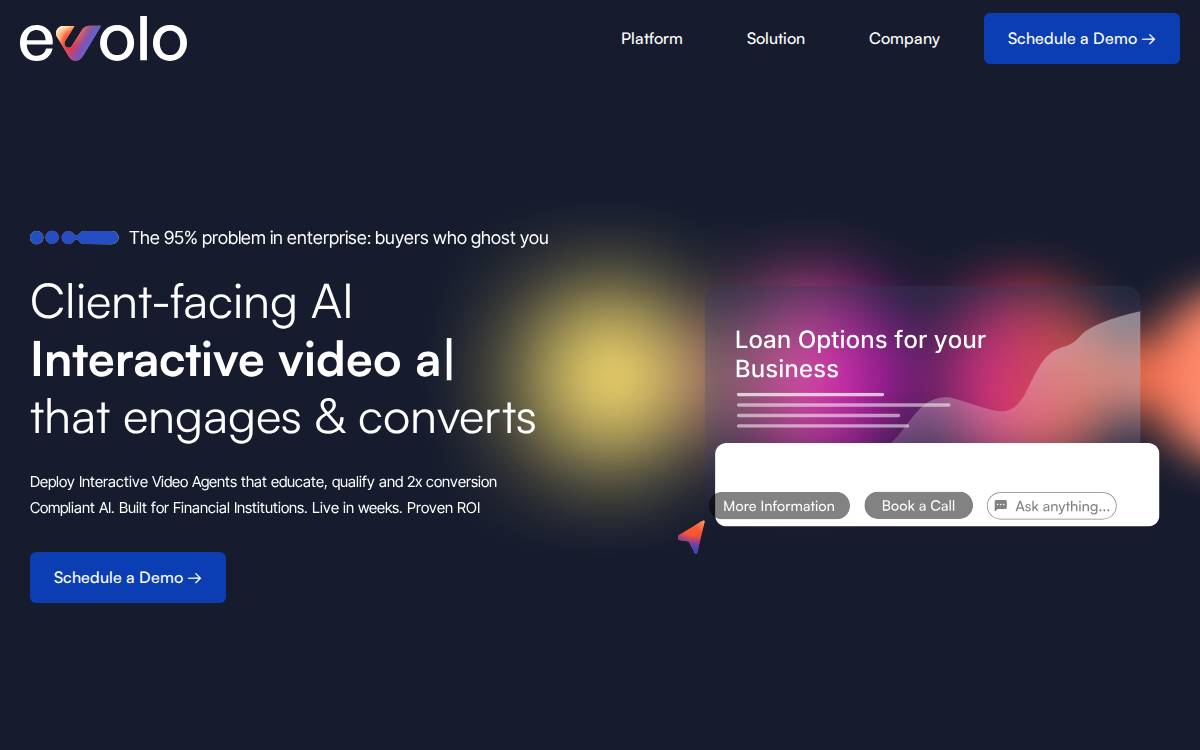 Evolo Ai website preview
