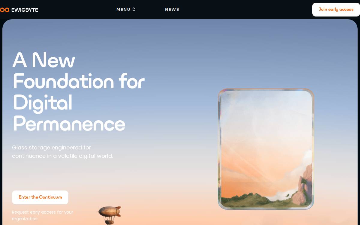 ewigbyte website preview