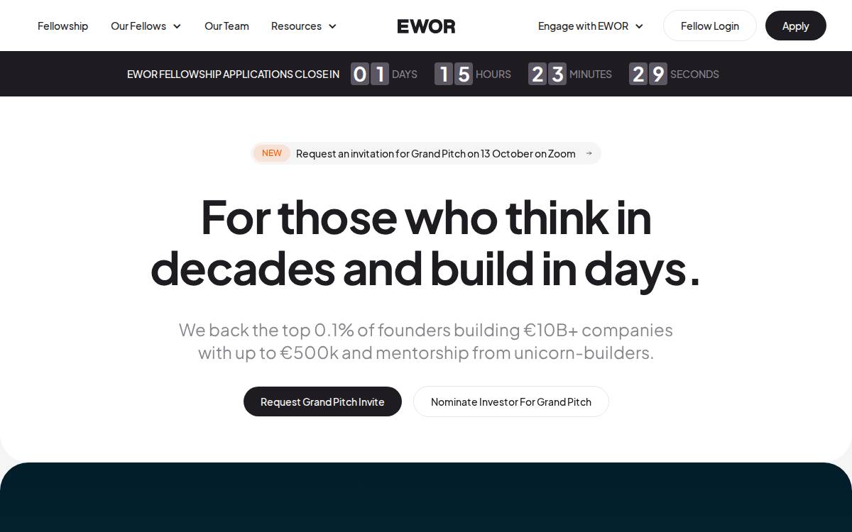 EWOR website preview