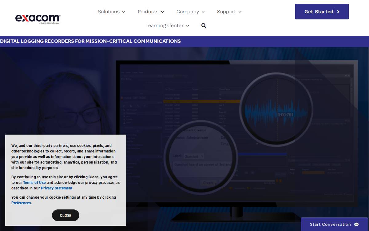 Exacom website preview