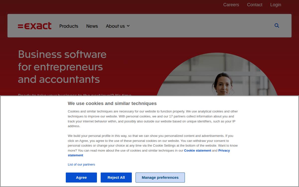 Exact website preview