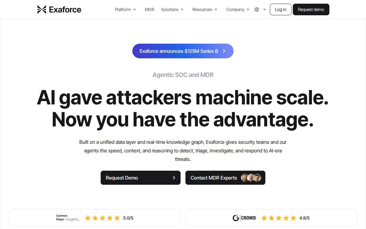 Exaforce website preview