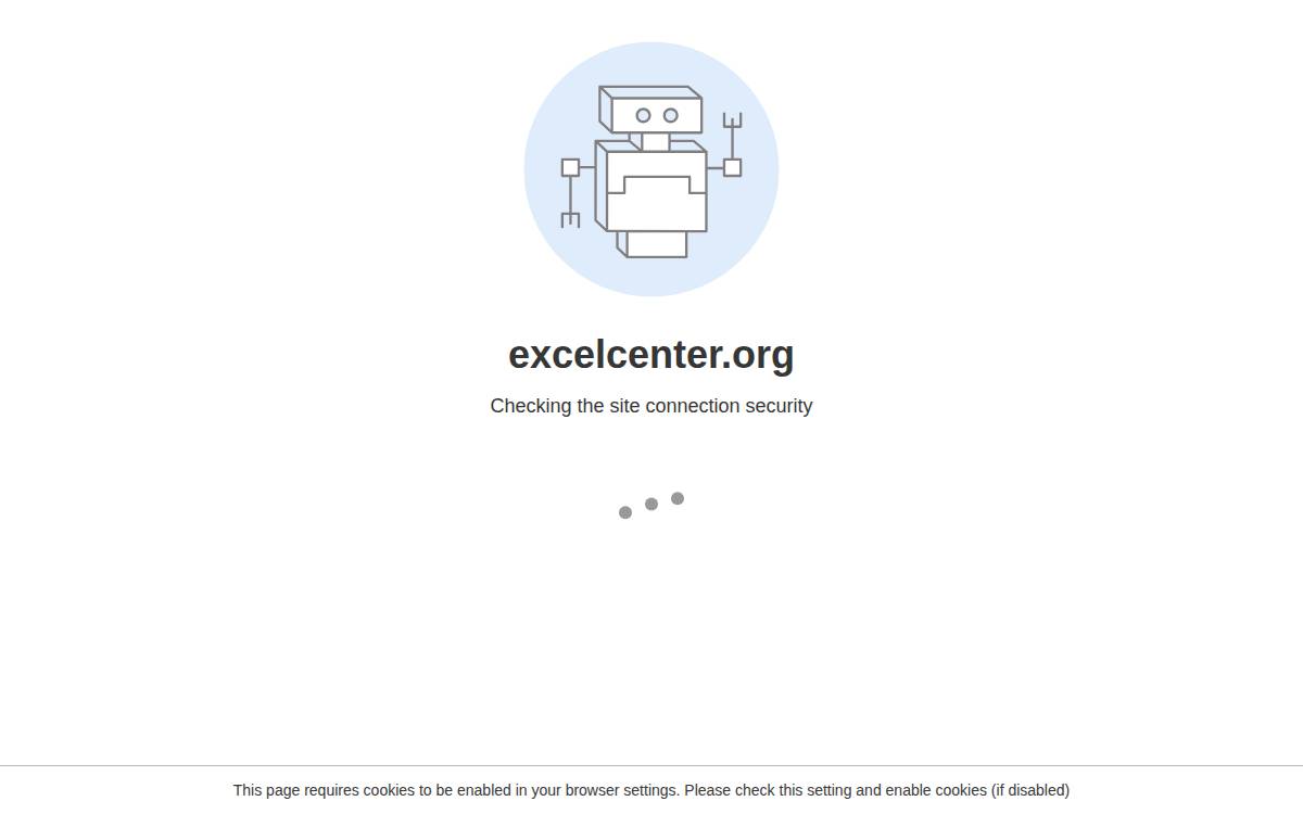 Excelcenter website preview