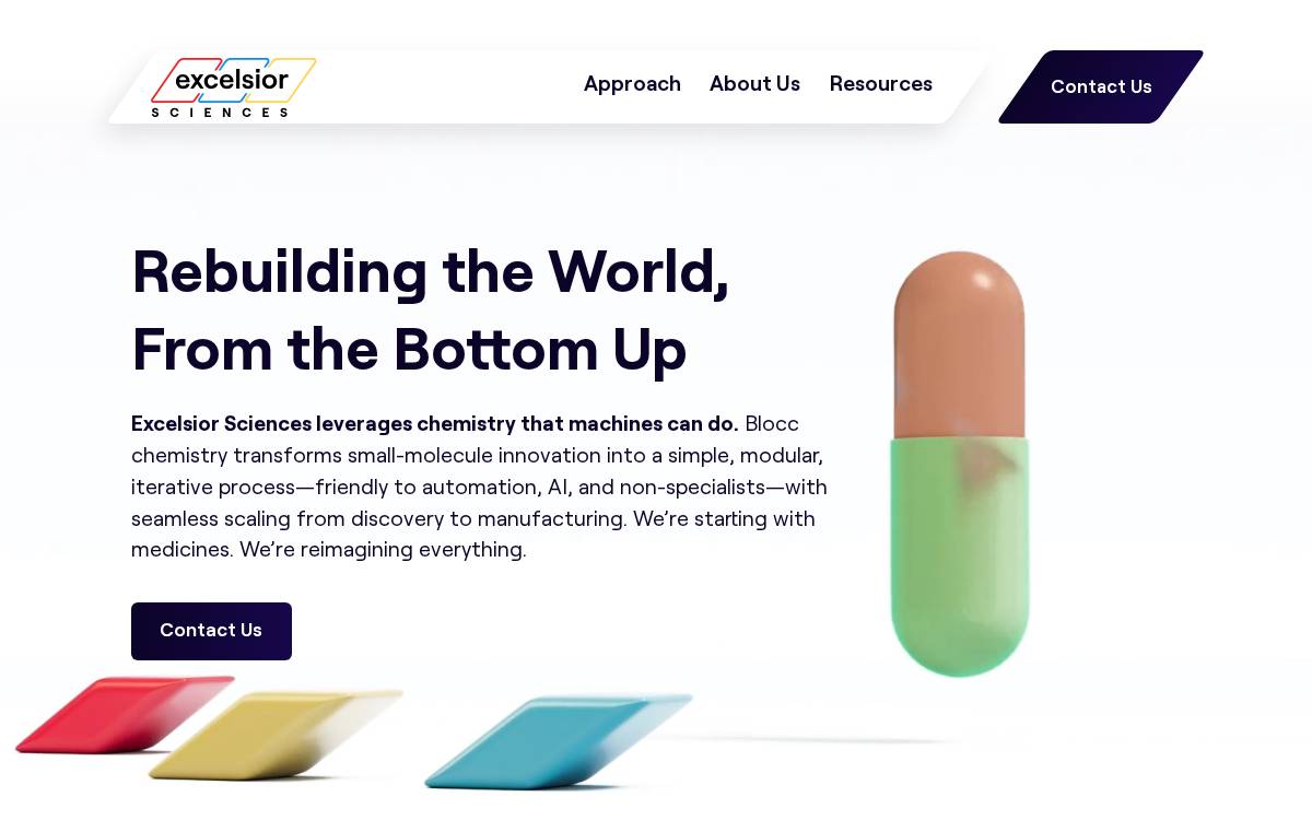 Excelsior Sciences website preview