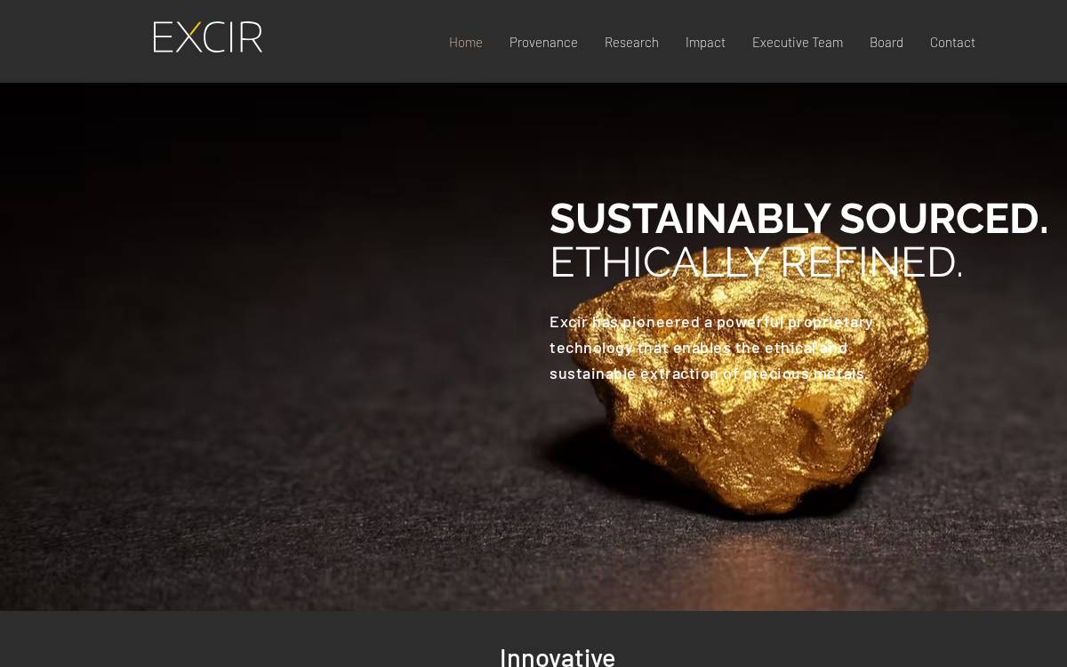 Excir Works Corp. website preview