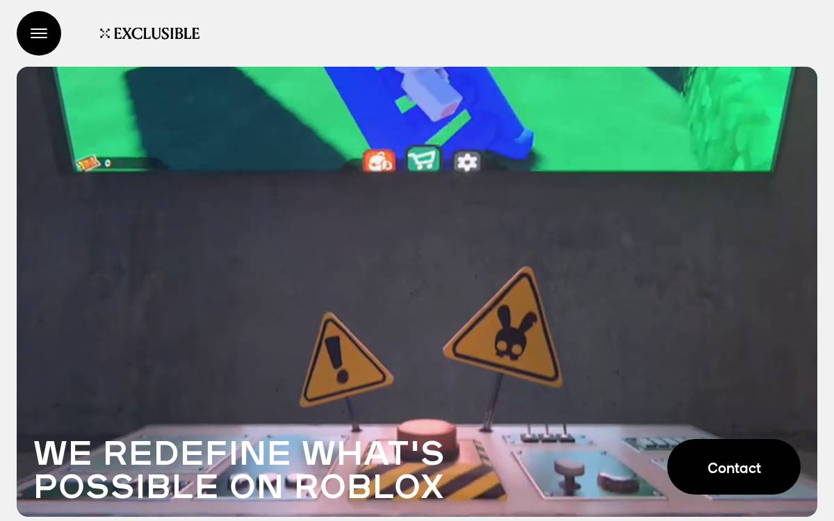 Exclusible website preview