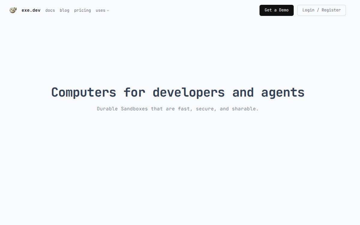 Exe website preview