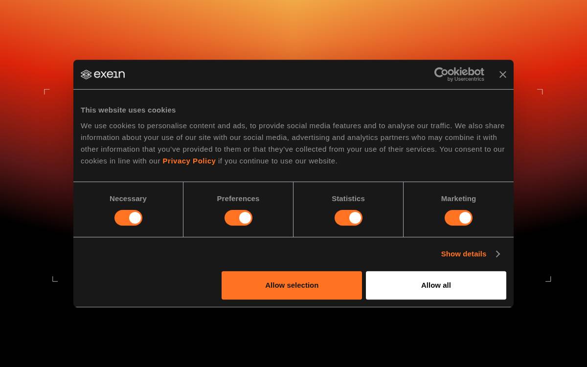Exein website preview
