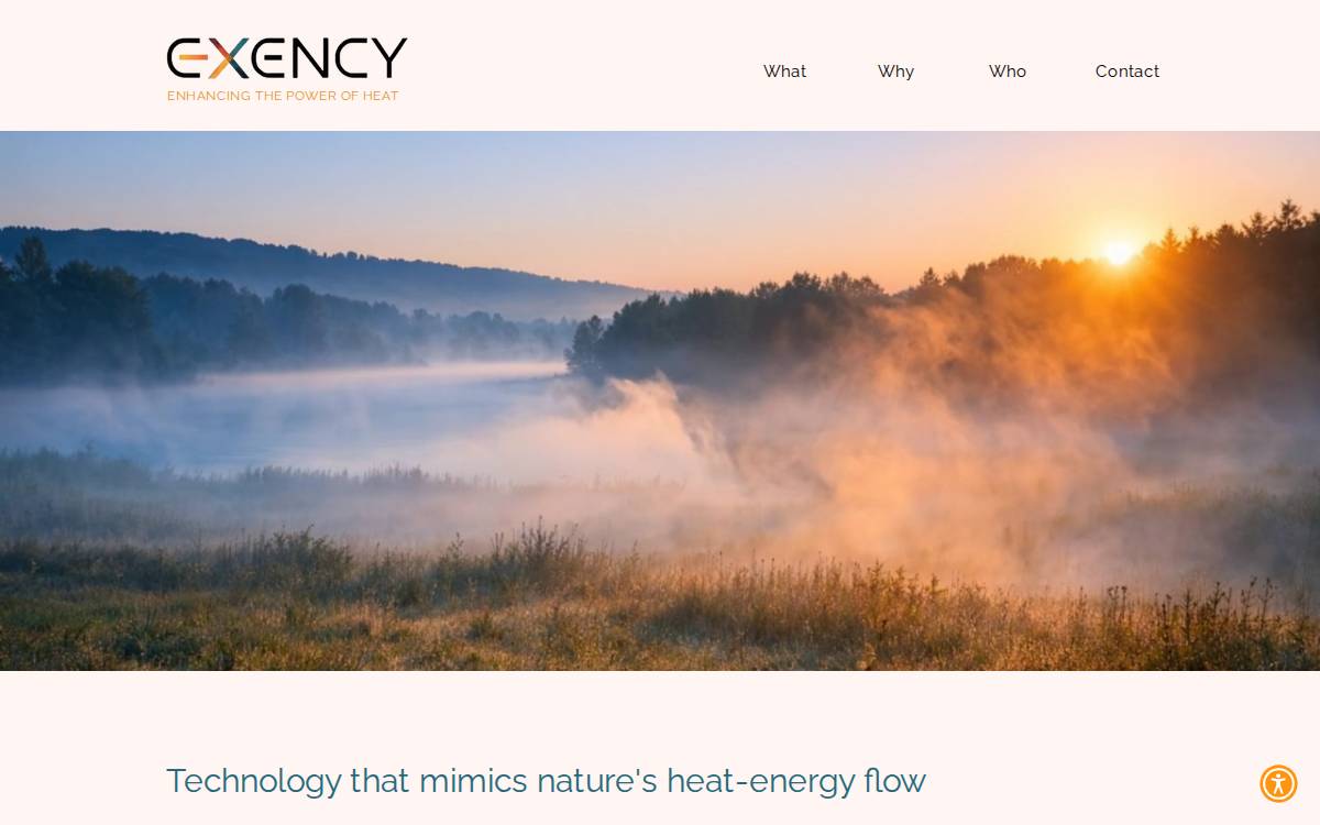 Exency website preview