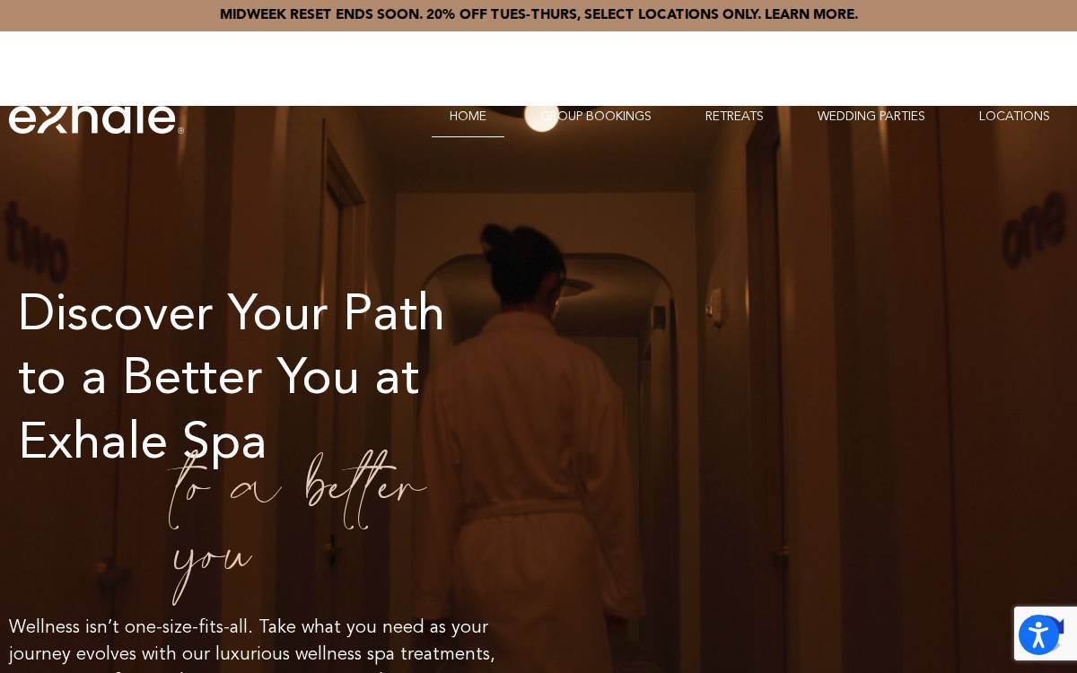 Exhale Enterprises website preview