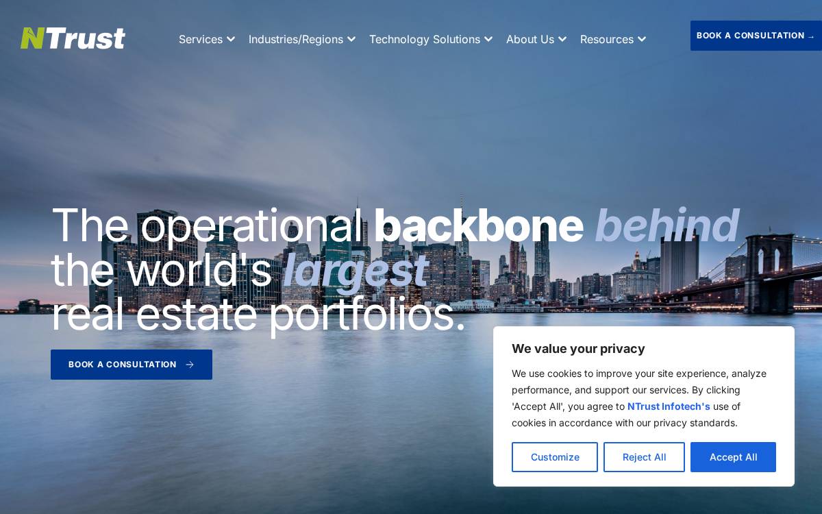 Eximiusbpo website preview