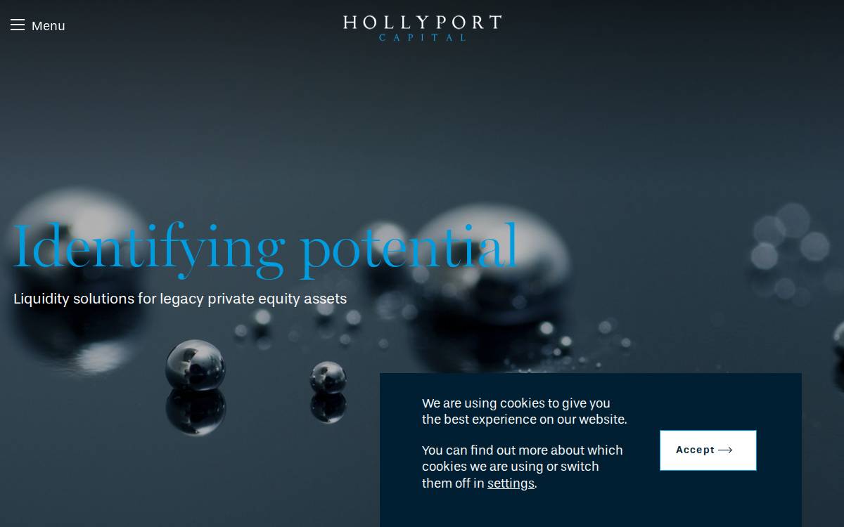 Exit Hollyport Capital website preview