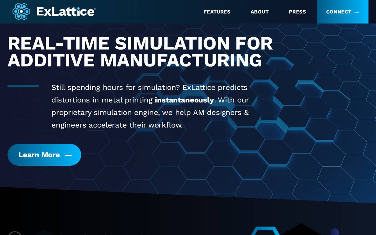 ExLattice website preview
