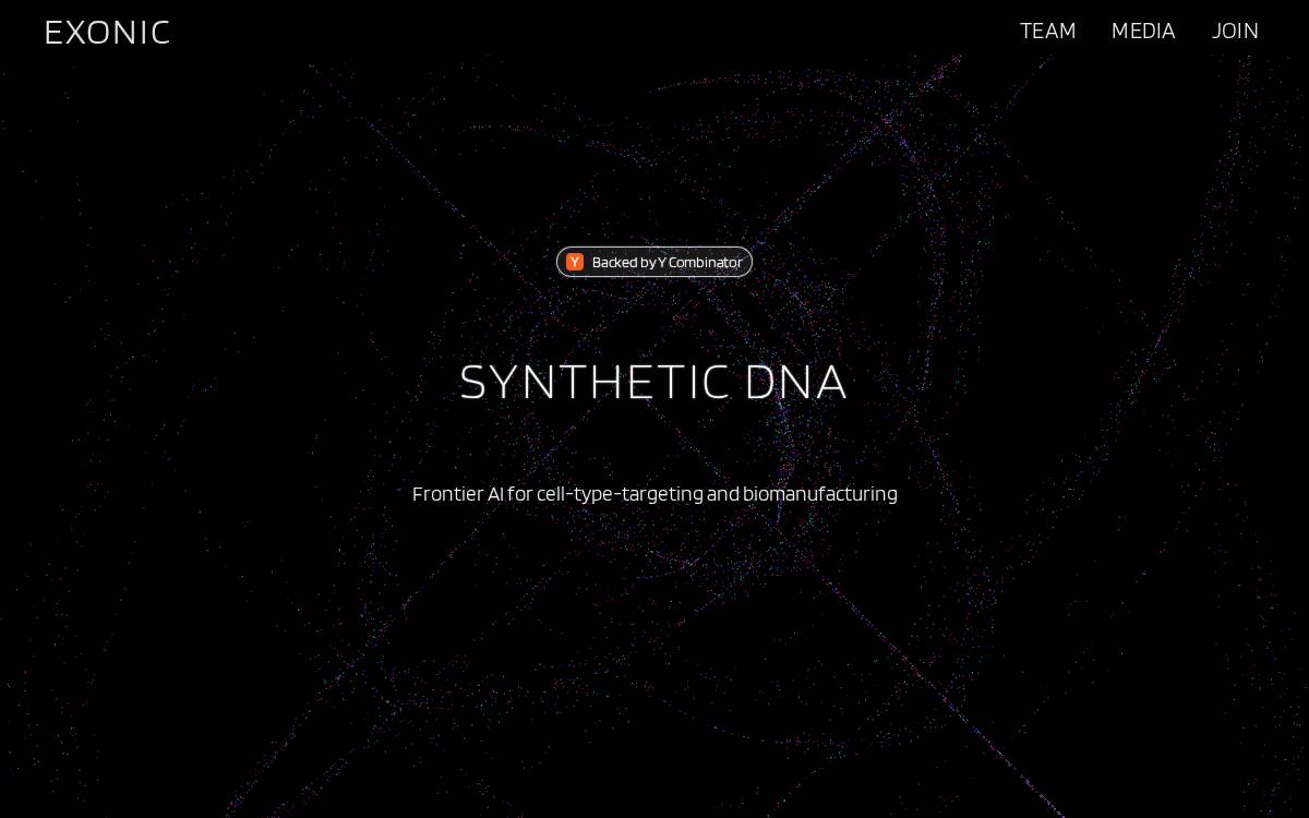 Exonic website preview