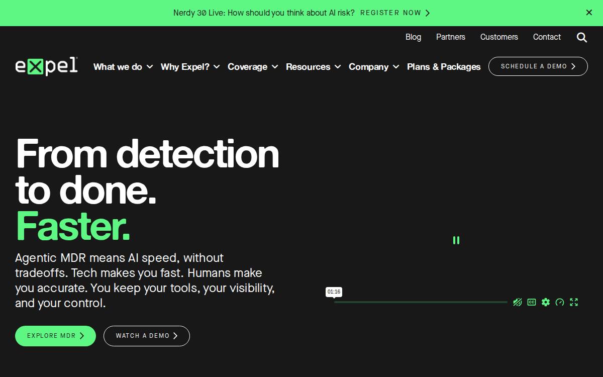 Expel website preview