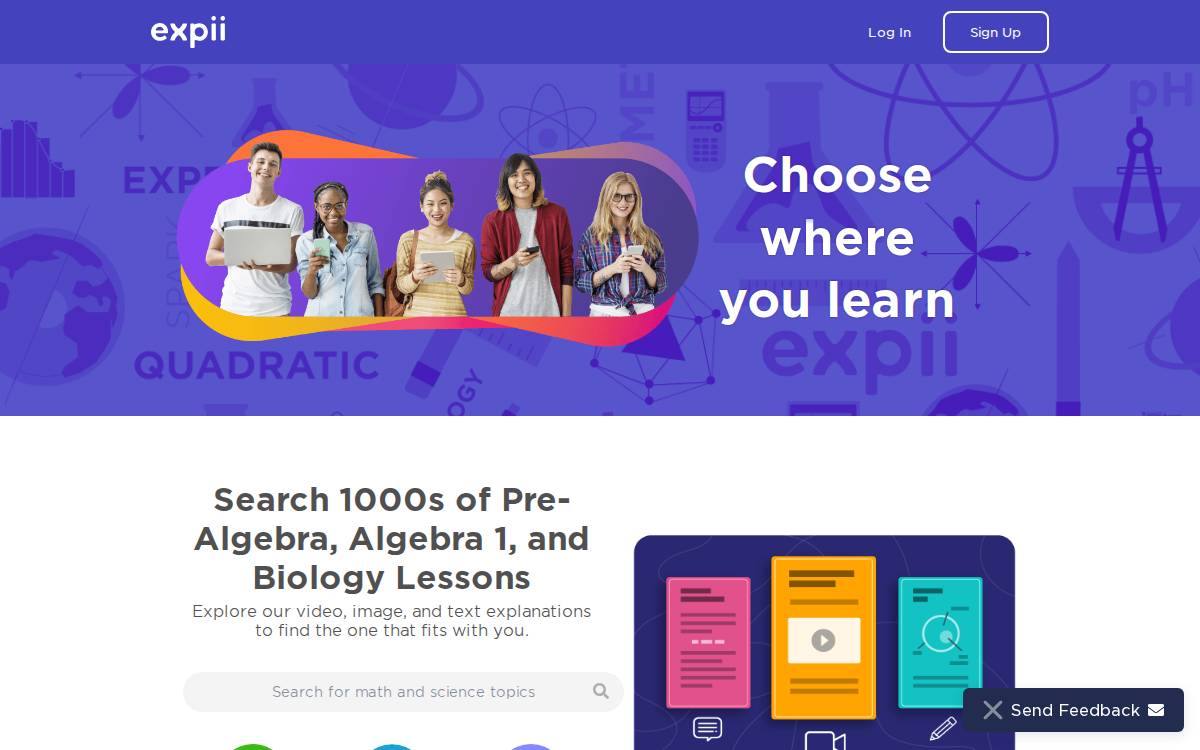 Expii Education false website preview