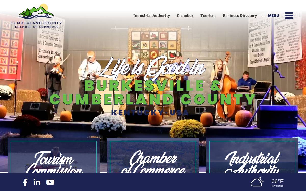 Explore Cumberland County Alliance website preview