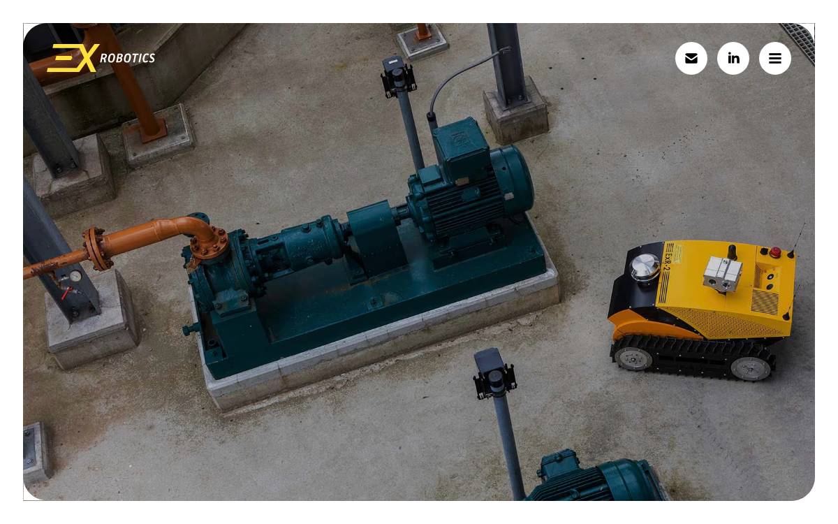 Exrobotics website preview