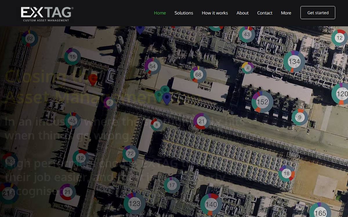 EXTAG website preview