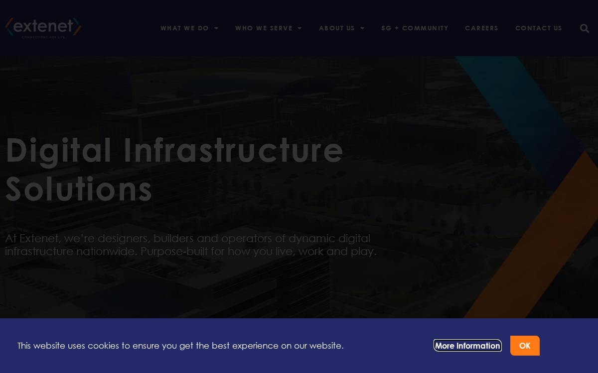 Extenet website preview