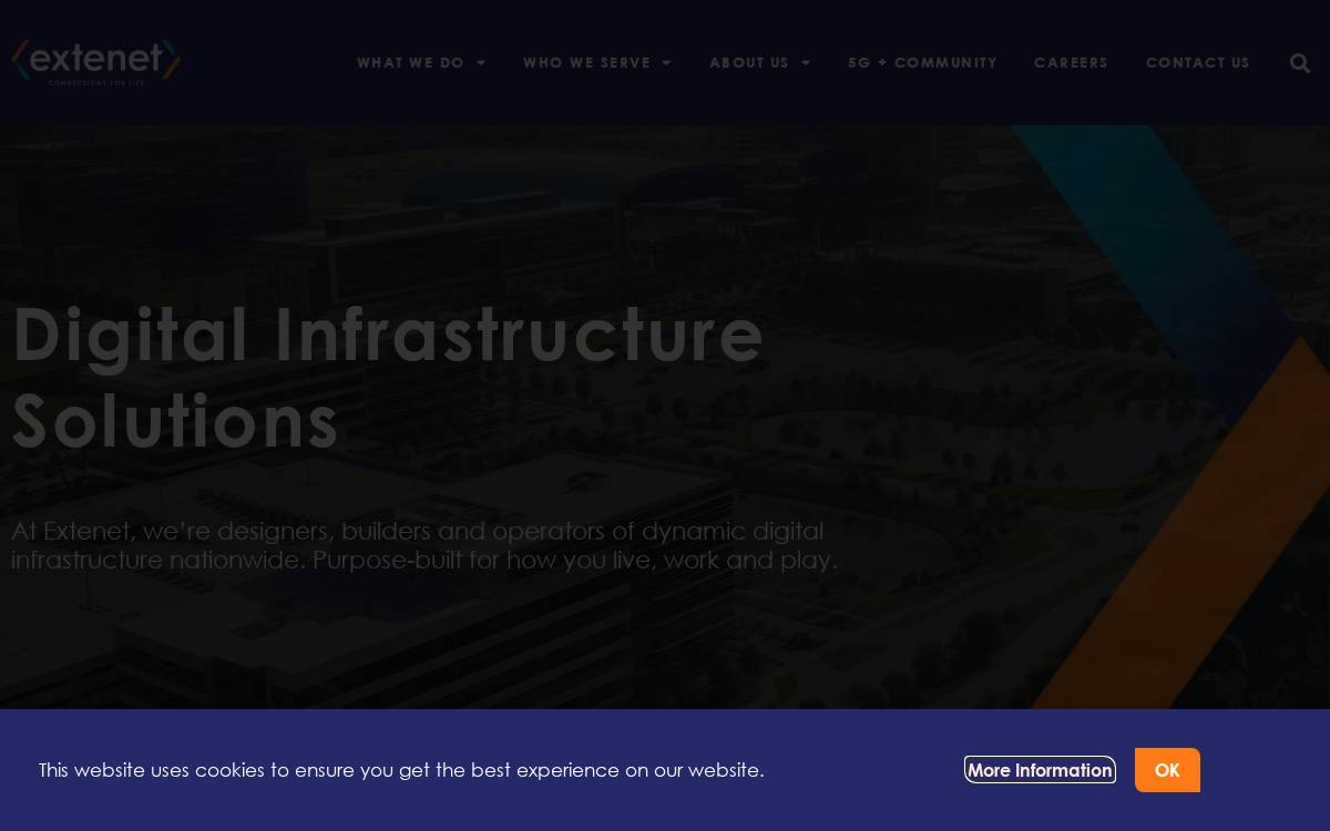 Extenet website preview