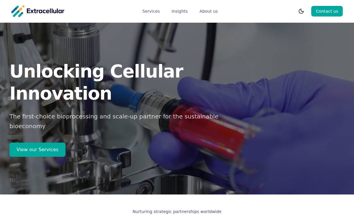 Extracellular website preview