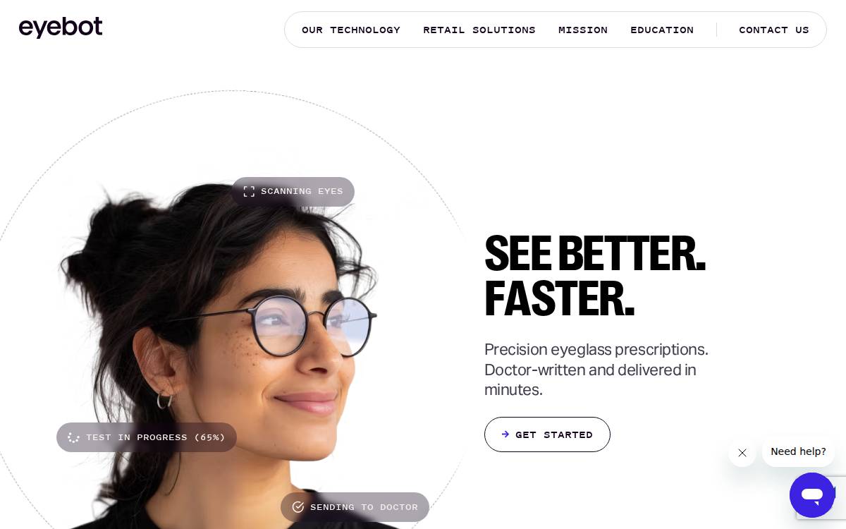 Eyebot website preview