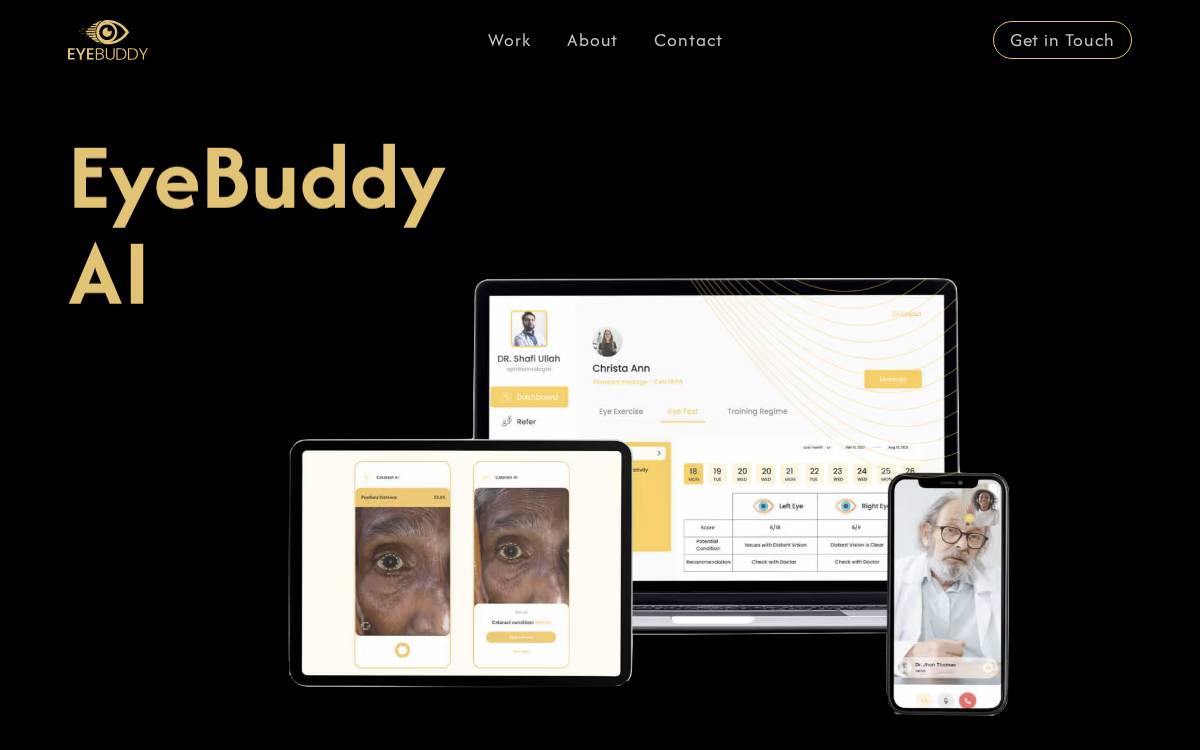 eyebuddy.app Website website preview