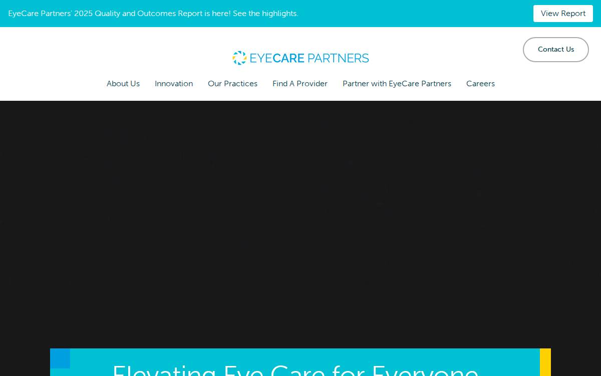 Eyecare Partners website preview