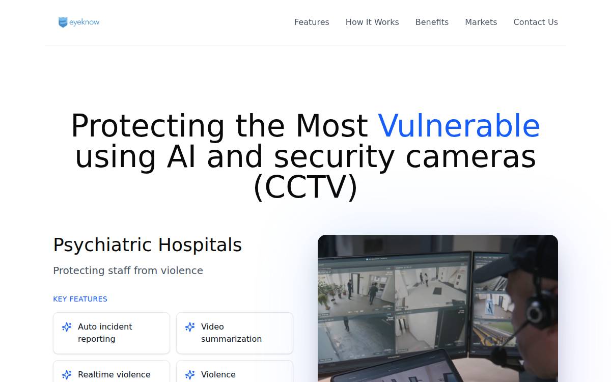 EyeKnow website preview