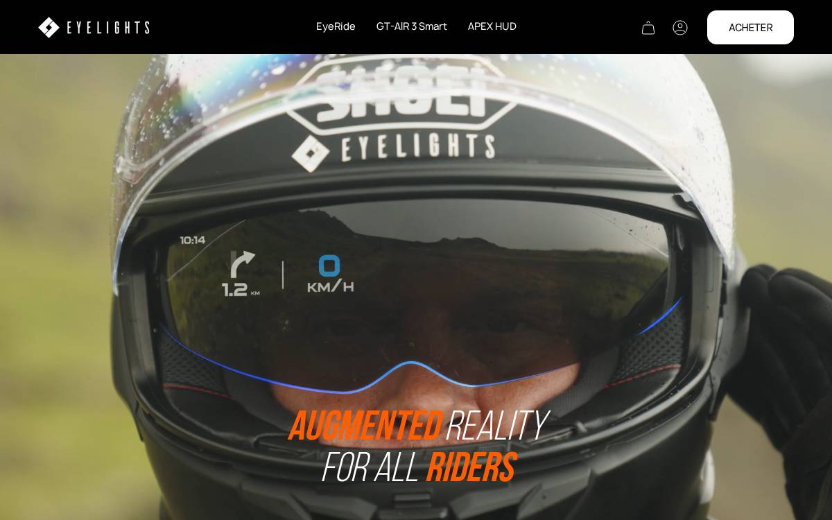 EyeLights website preview