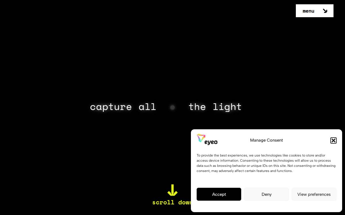 Eyeo Imaging website preview