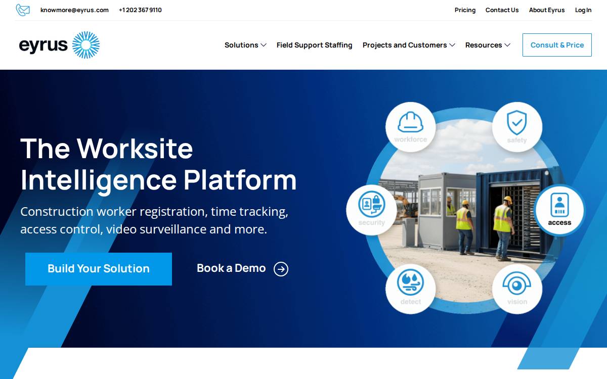 Eyrus website preview