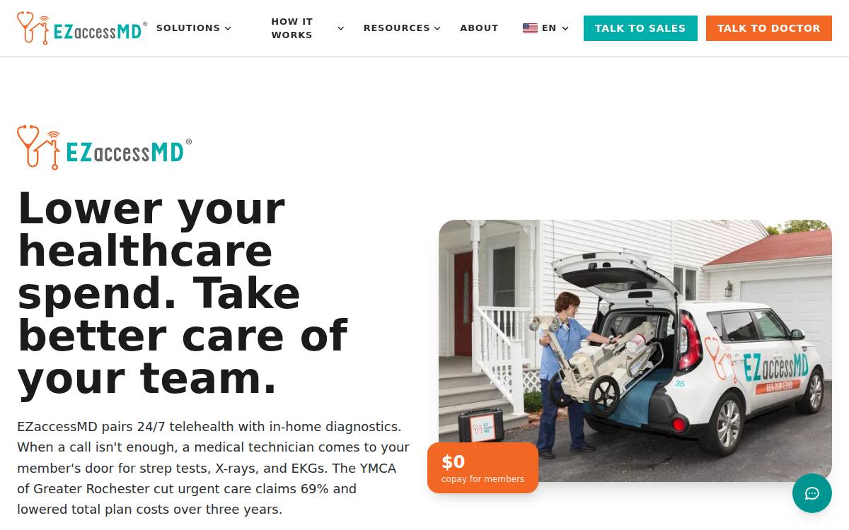 EZaccessMD website preview