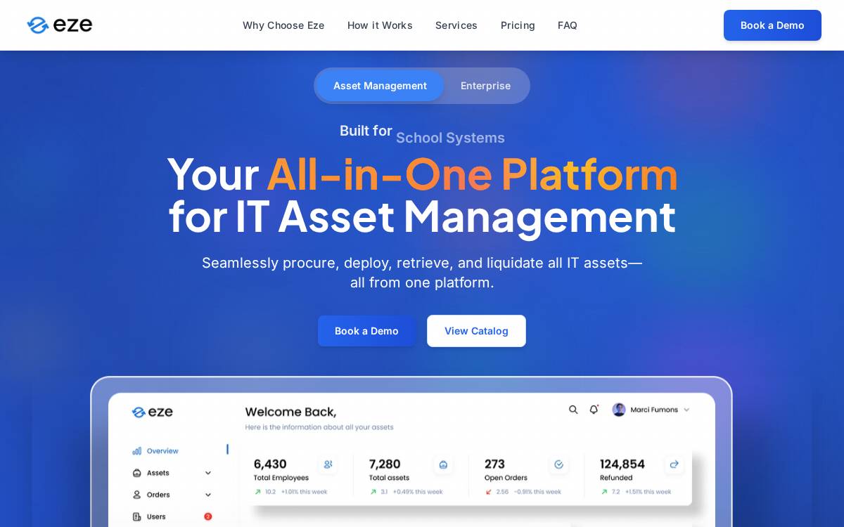 Eze website preview
