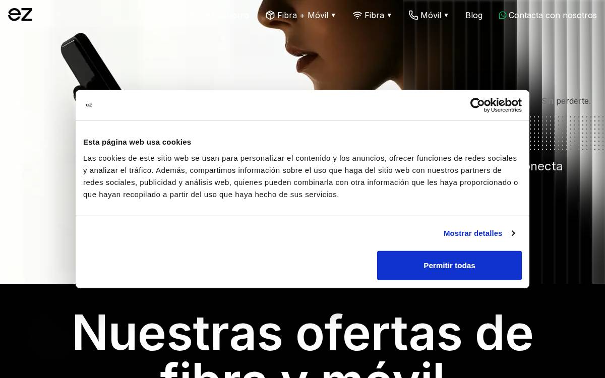 Eztelecom website preview