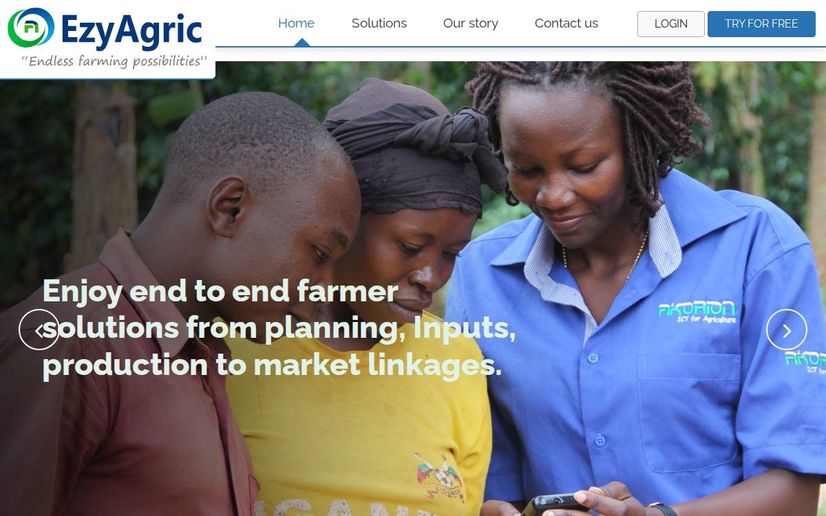 Ezyagric website preview