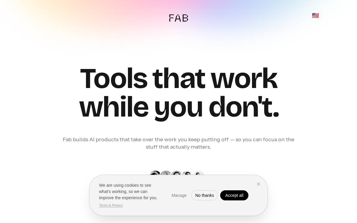 Fab website preview