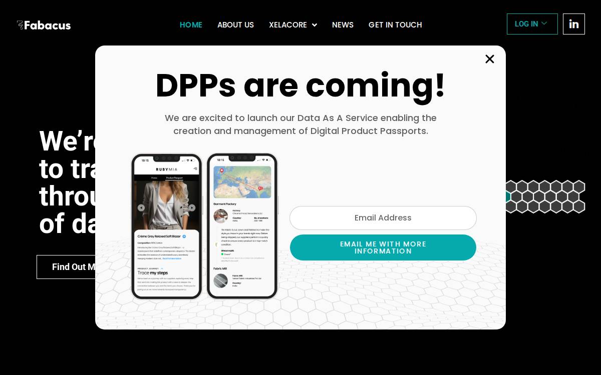 Fabacus website preview