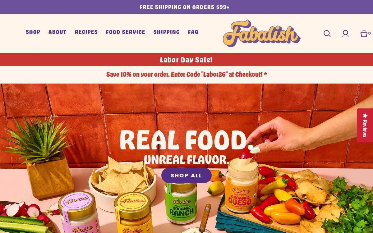 Fabalish website preview