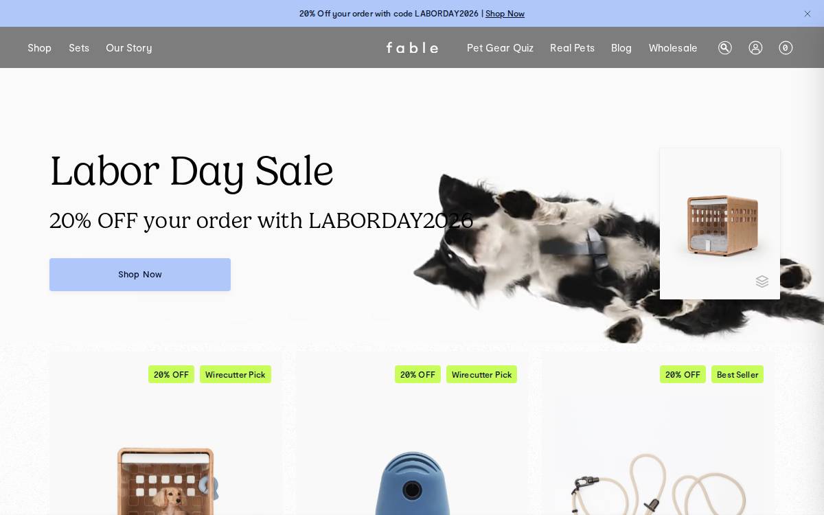 Fable website preview