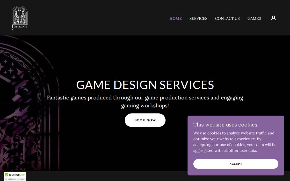 Fablegate website preview