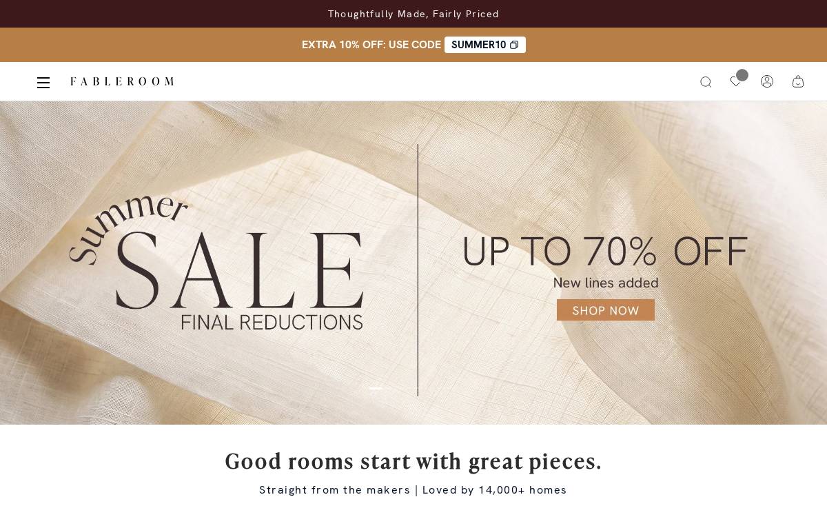 FableRoom website preview