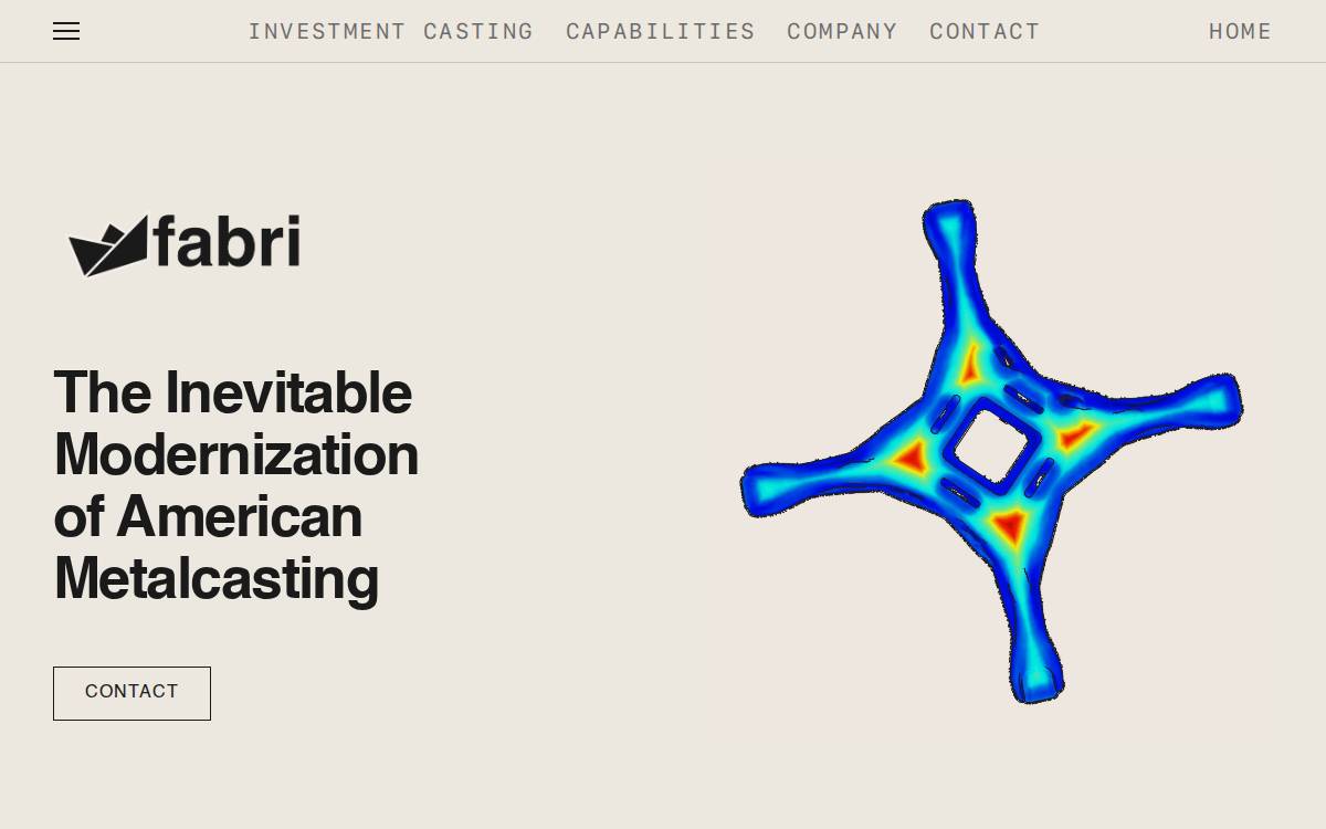 FABRI website preview