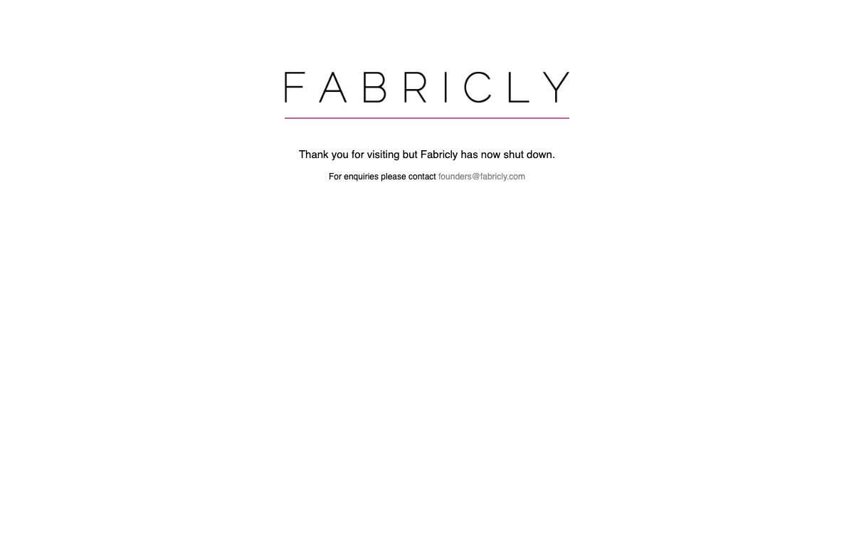 Fabricly website preview
