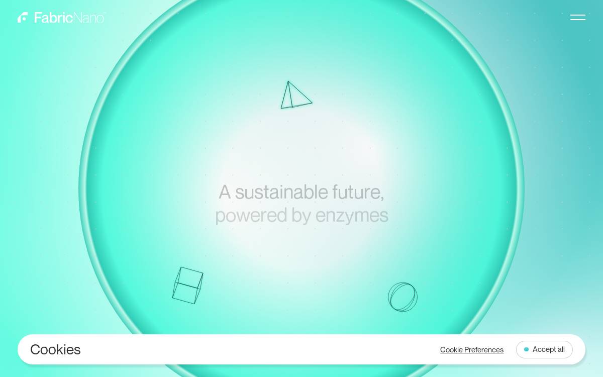 Fabricnano website preview