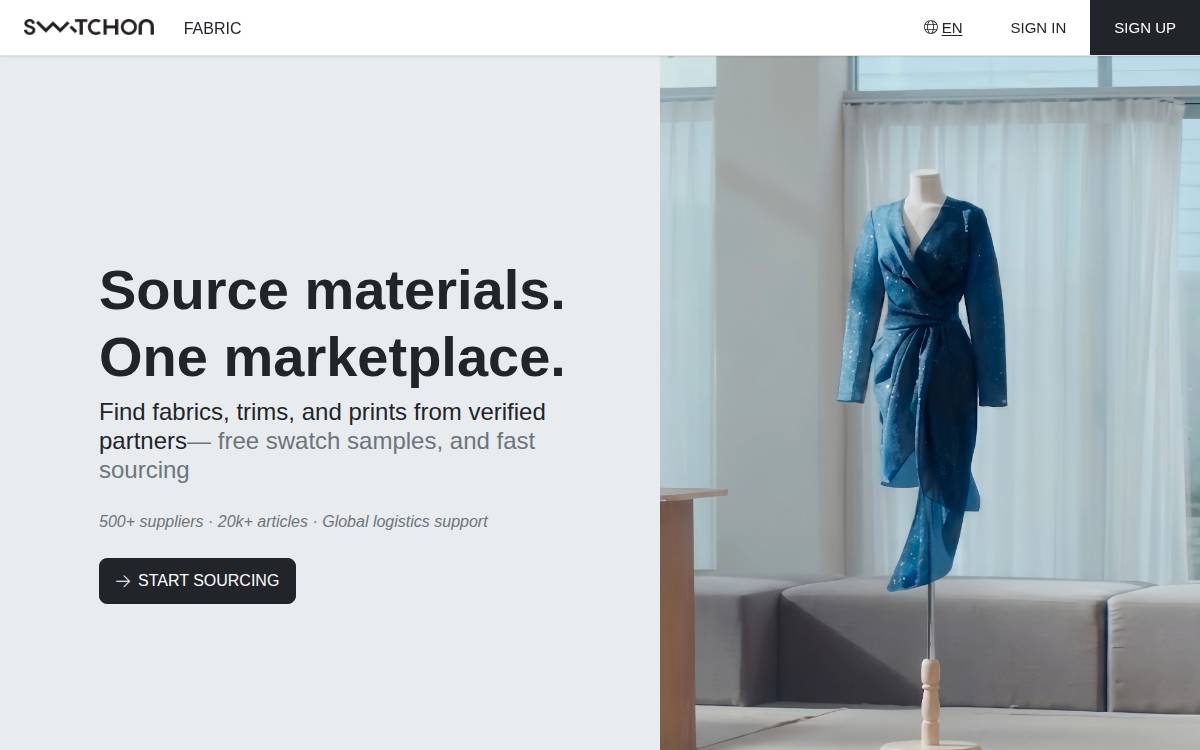FABRICTIME Venture Capital website preview
