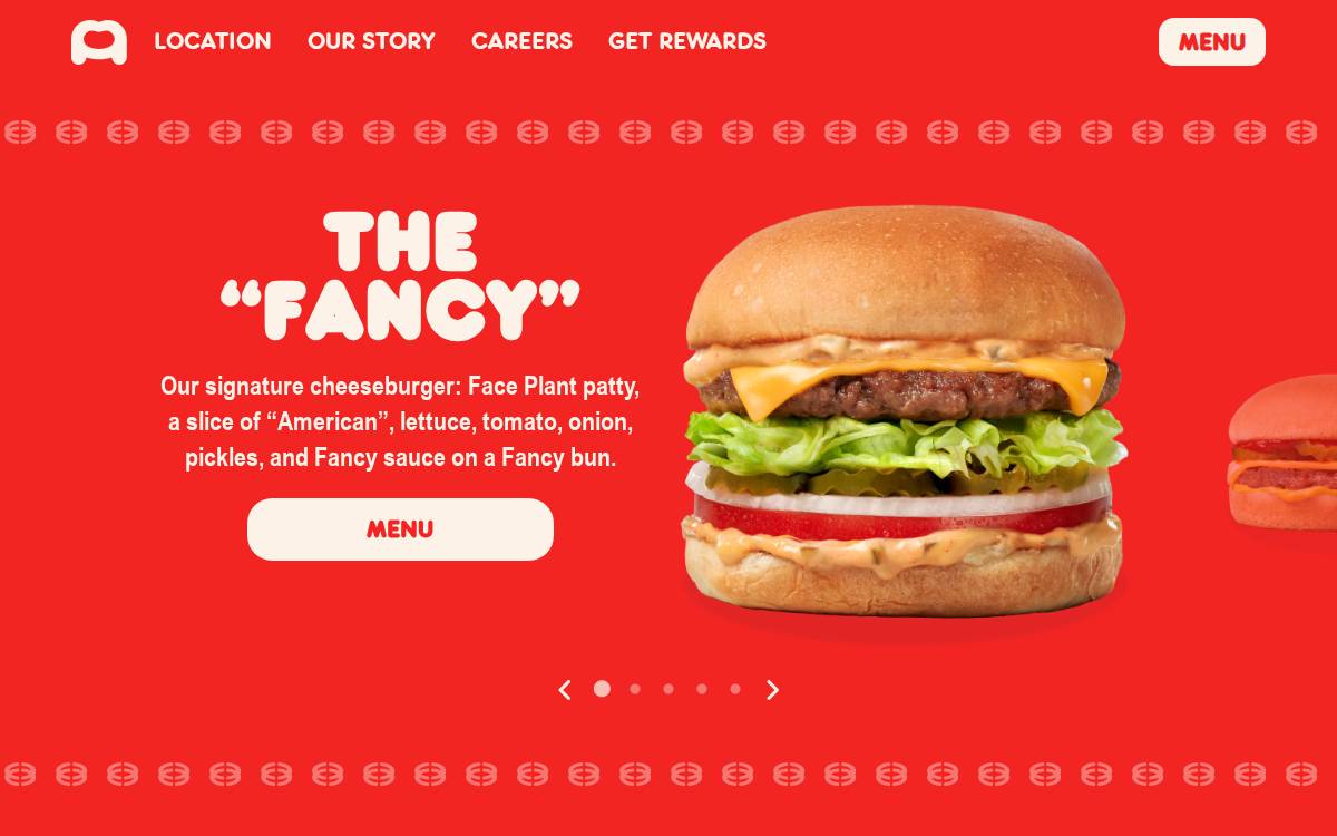 Face Plant’s website website preview